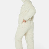 Vanilla Fur Jumpsuit Off White
