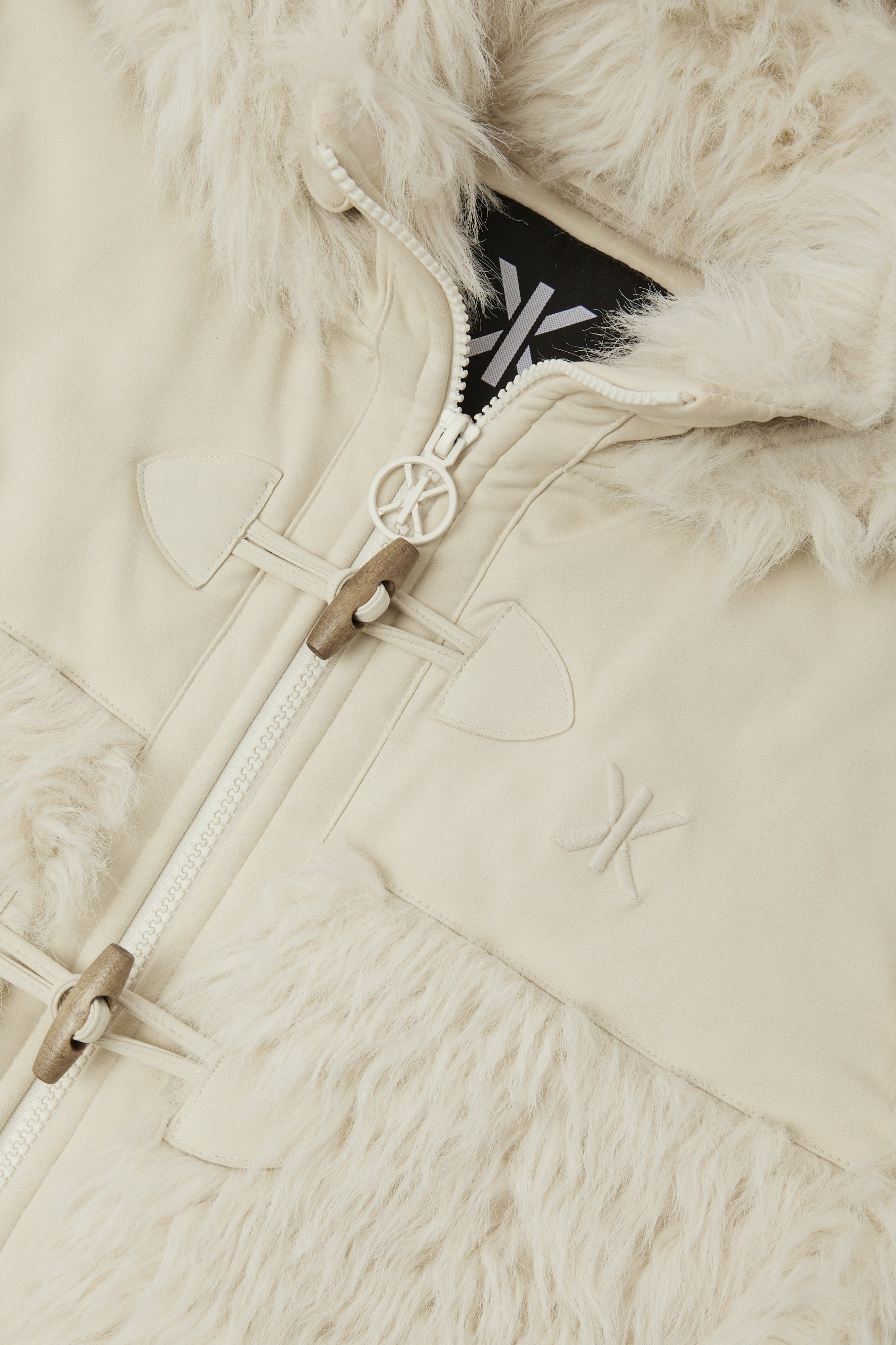 Vanilla Fur Jumpsuit Off White