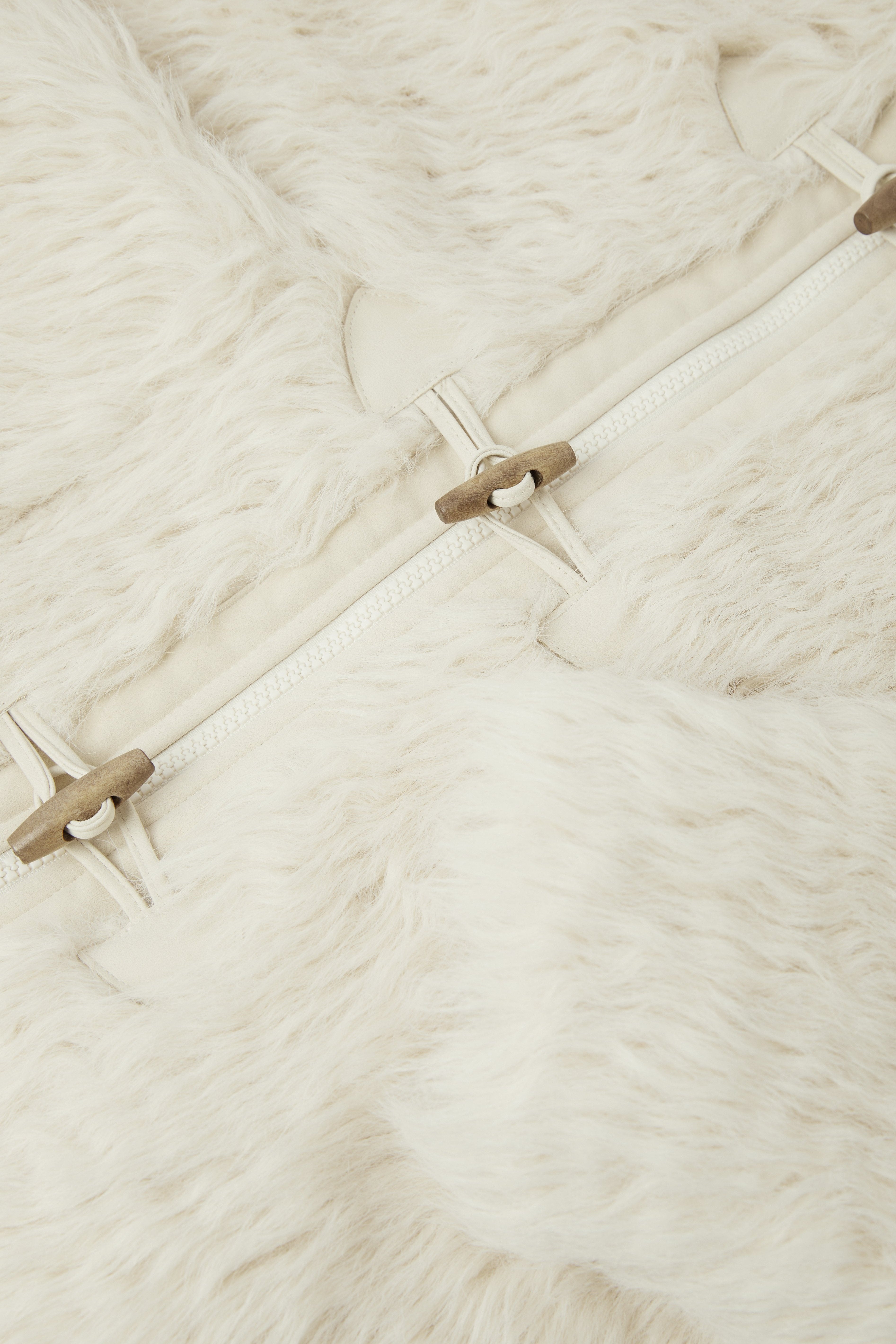 Vanilla Fur Jumpsuit Off White
