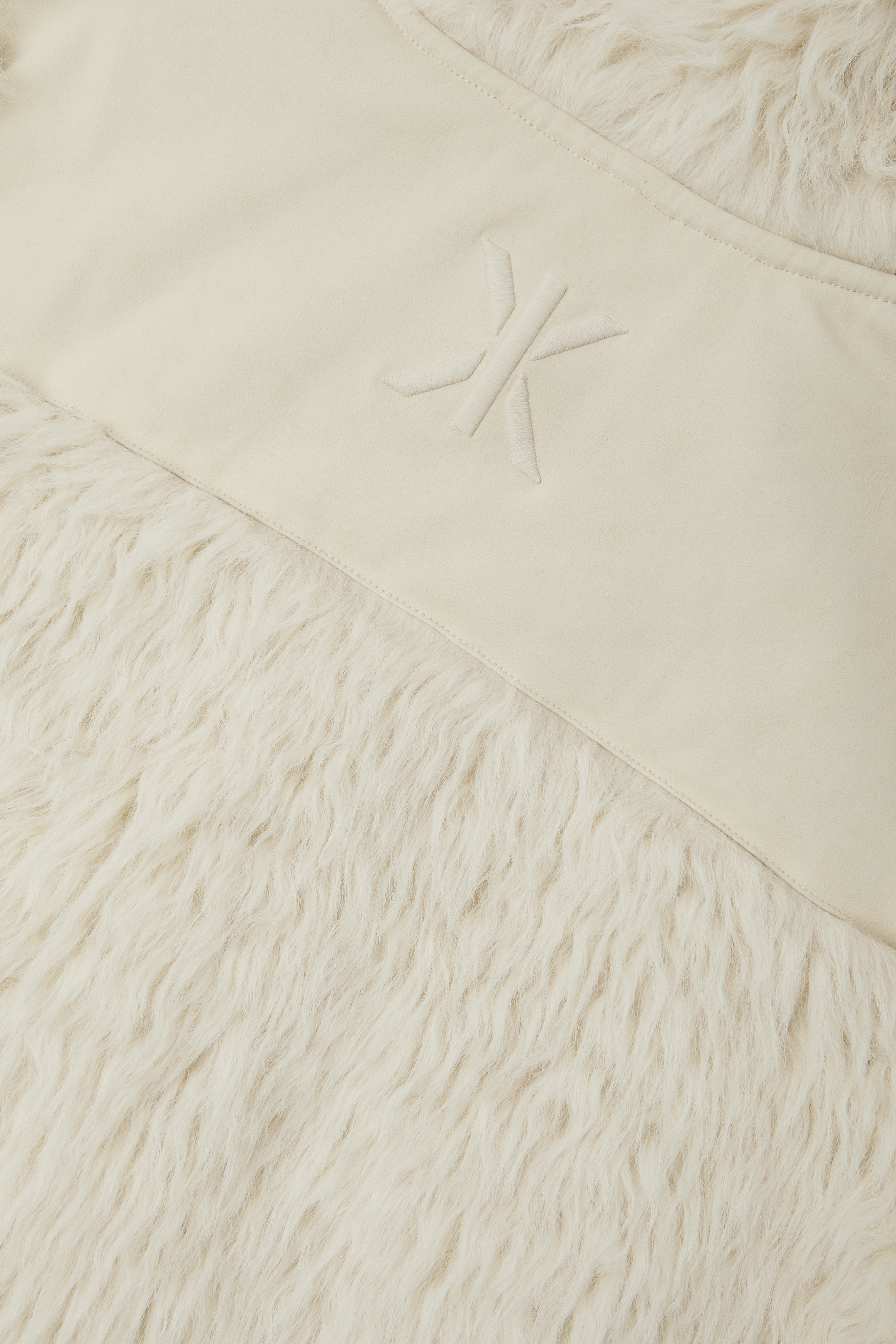 Vanilla Fur Jumpsuit Off White