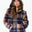 Earthy Fleece Jumpsuit Brown Check