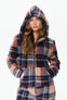 Earthy Fleece Jumpsuit Brown Check