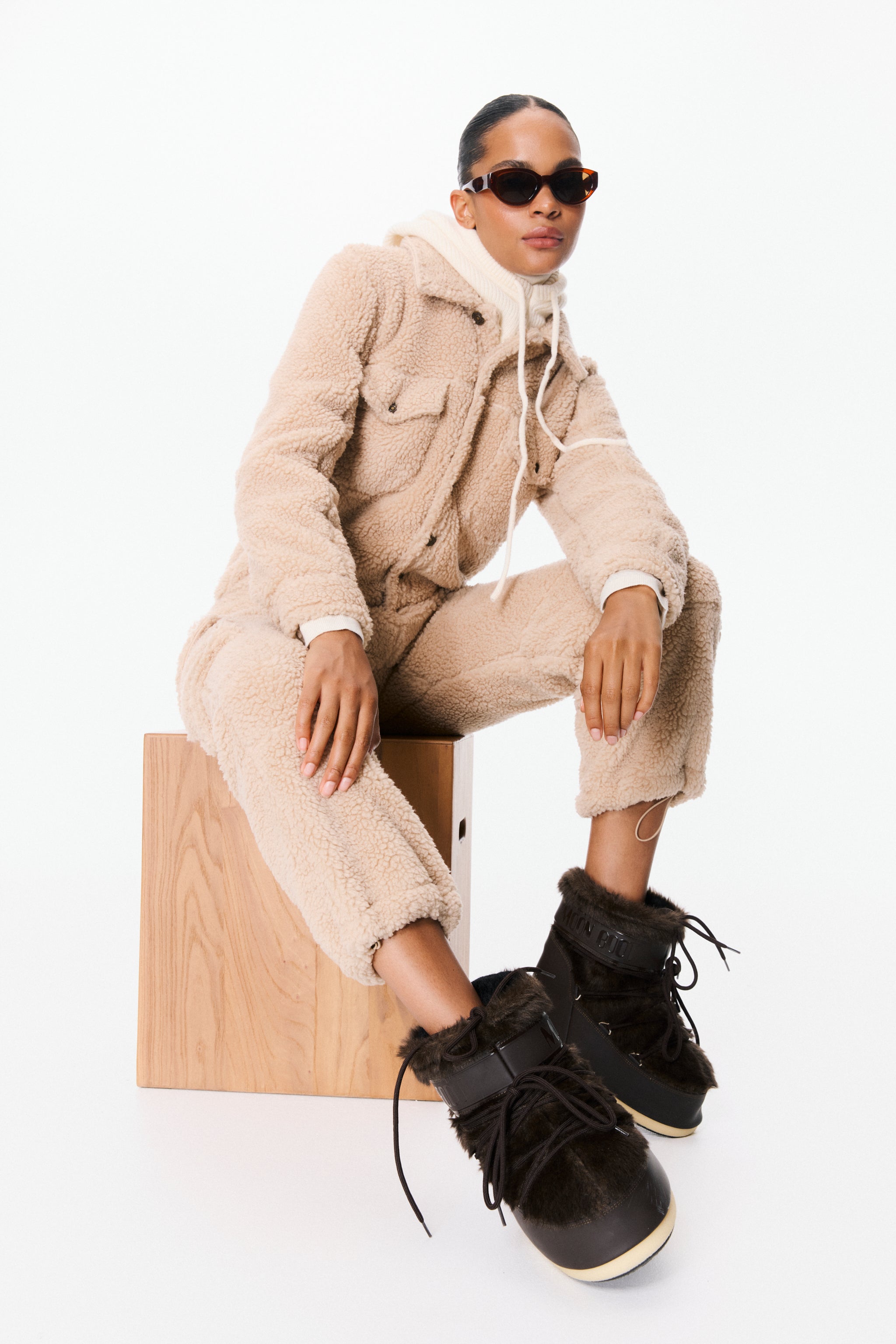 Bear With Me Jumpsuit Light Beige