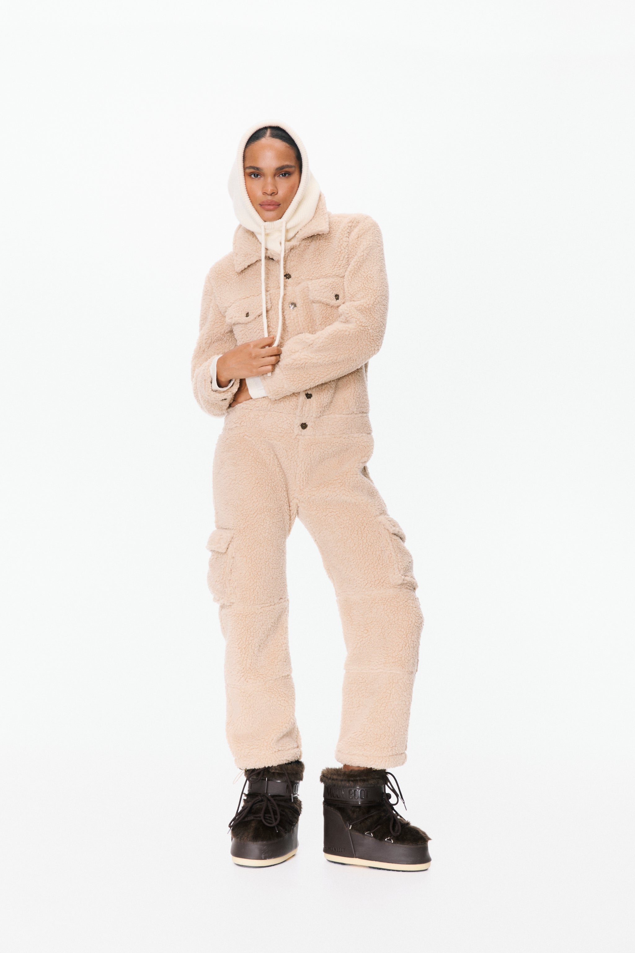 Bear With Me Jumpsuit Light Beige