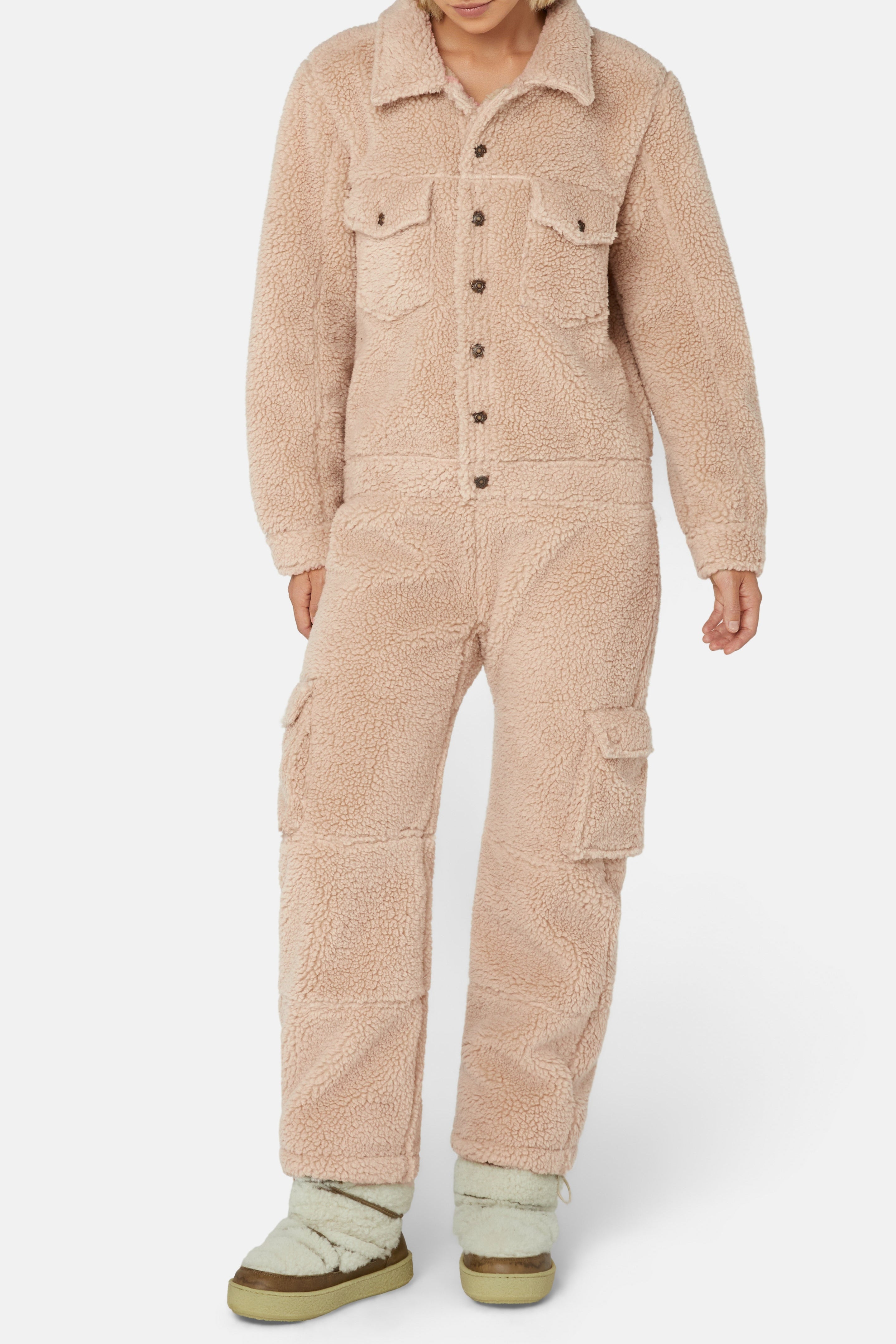 Bear With Me Jumpsuit Light Beige