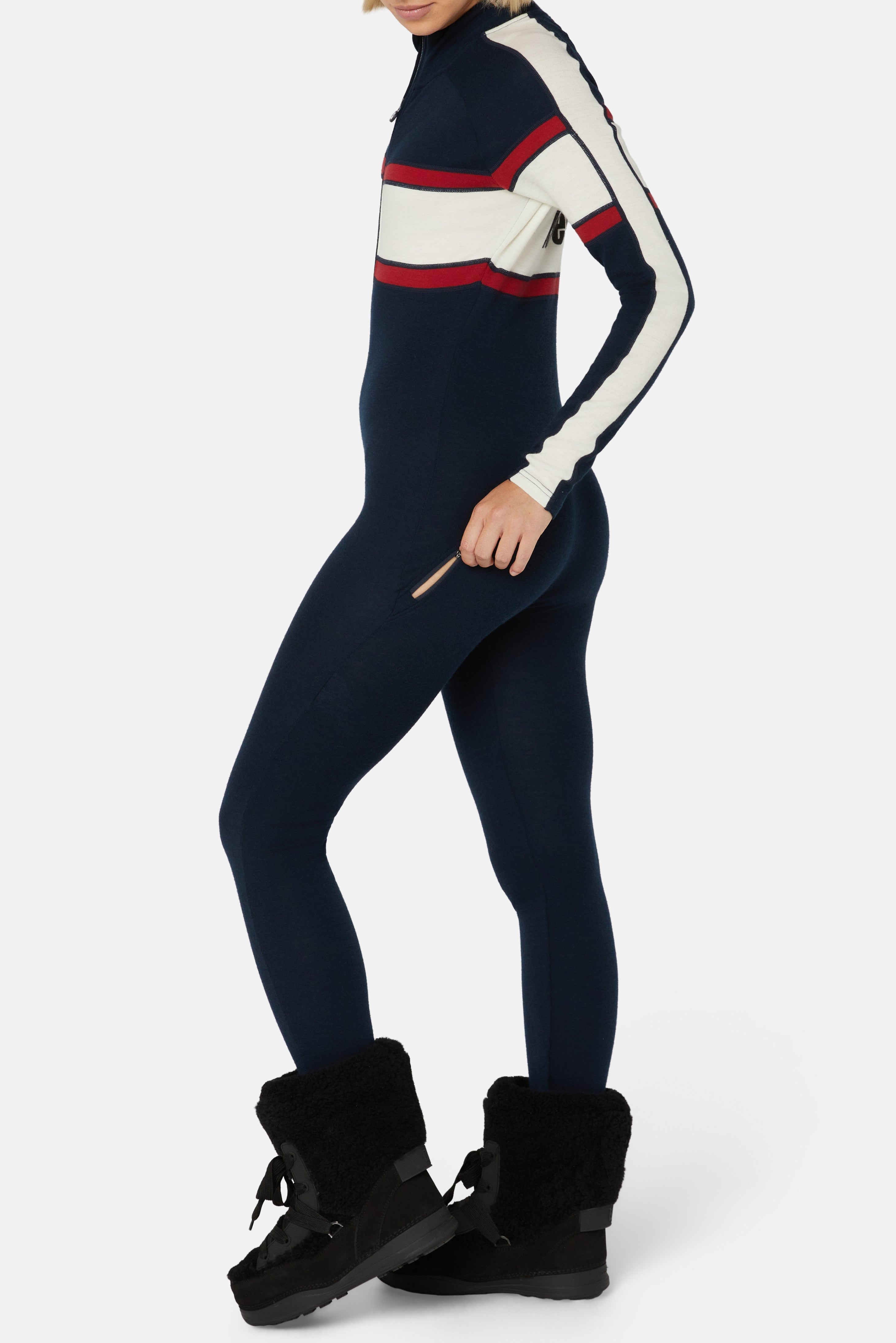 Merino Tech Fitted Baselayer Navy