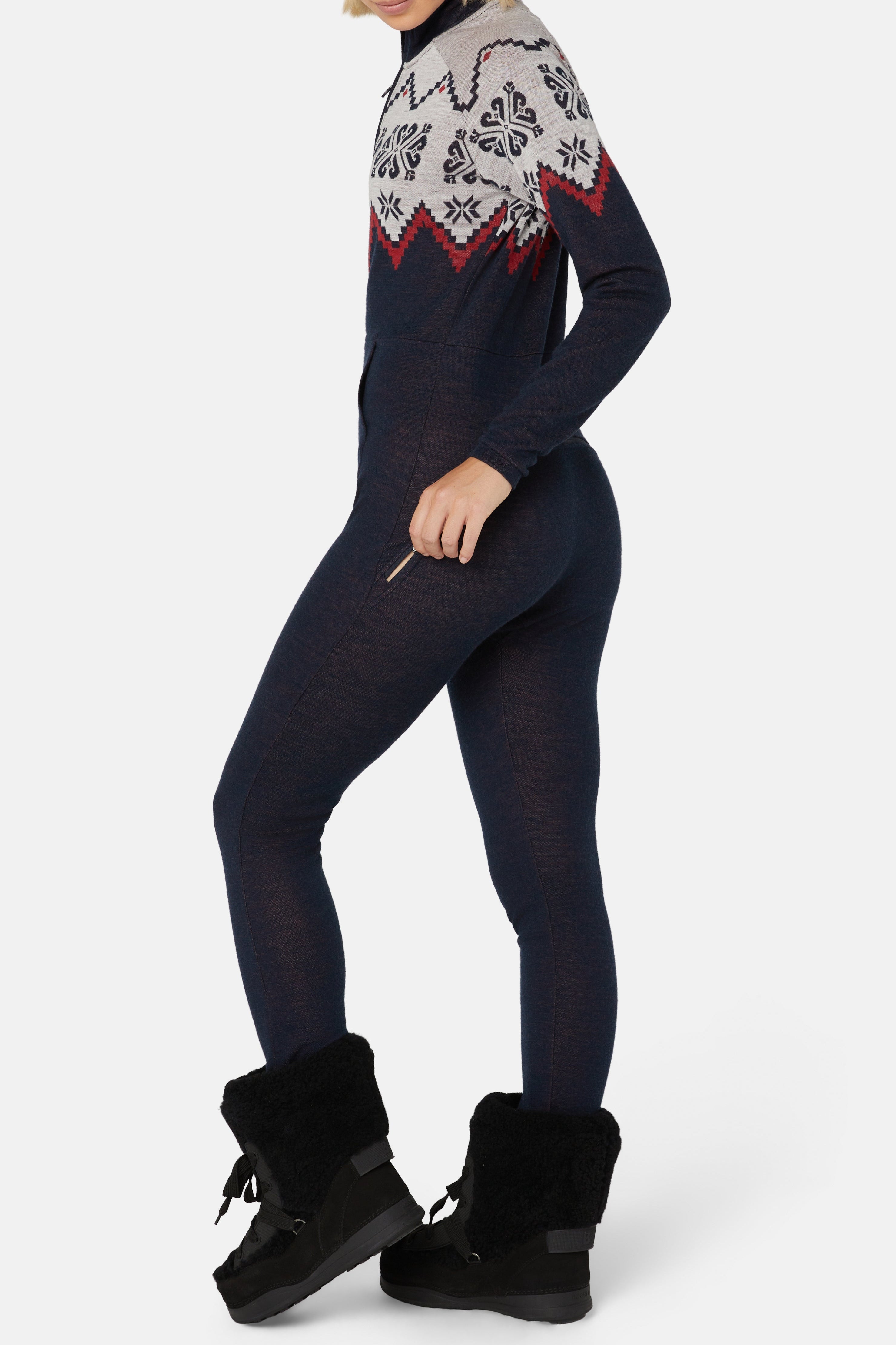 Merino Tech Fitted Baselayer Off White