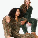 Puppy Jumpsuit Brown Check