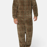 Puppy Jumpsuit Brown Check