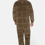 Puppy Jumpsuit Brown Check