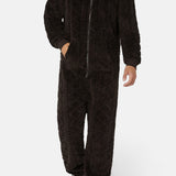Puppy Cable Jumpsuit Dark Brown