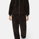 Puppy Cable Jumpsuit Dark Brown