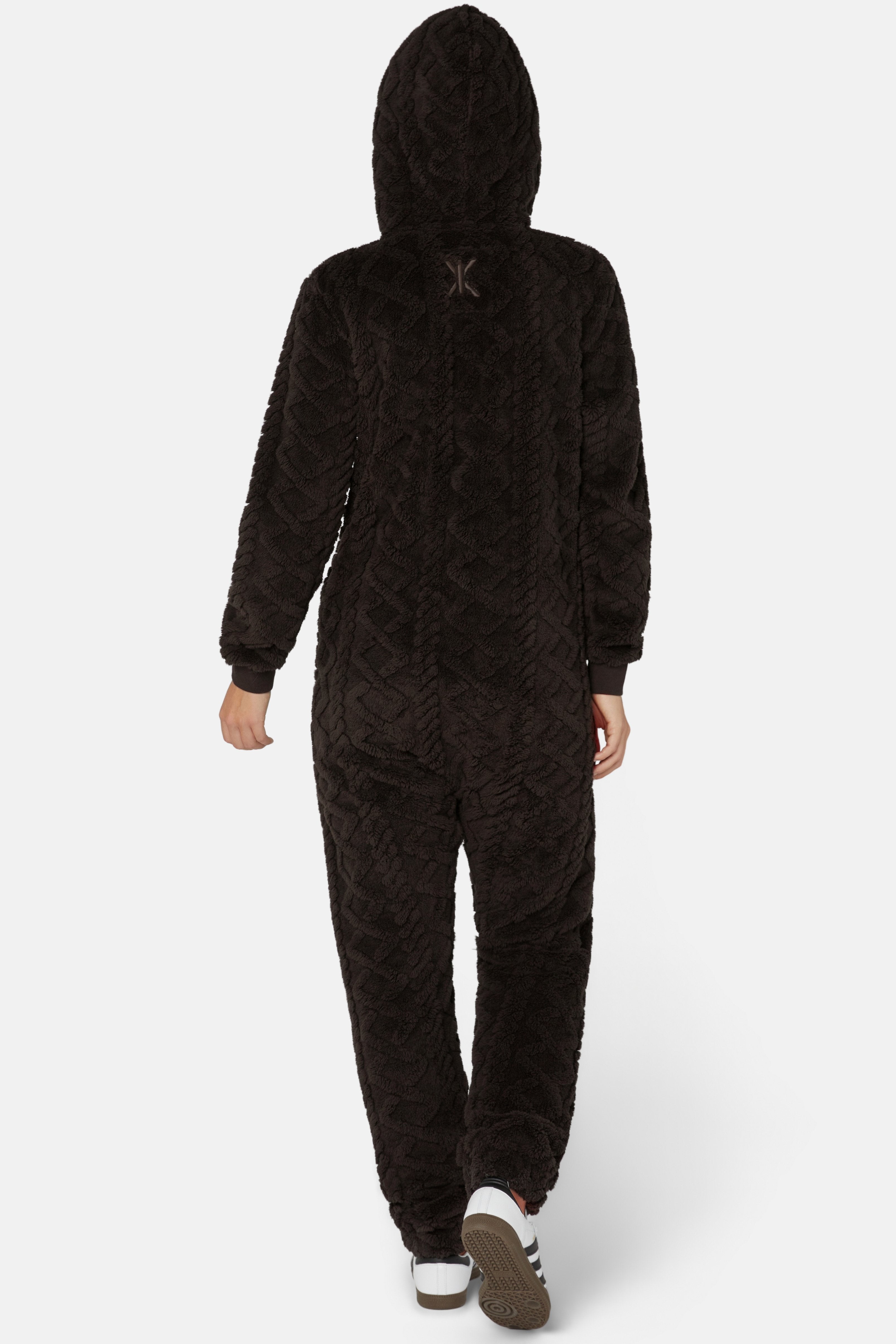 Puppy Cable Jumpsuit Dark Brown