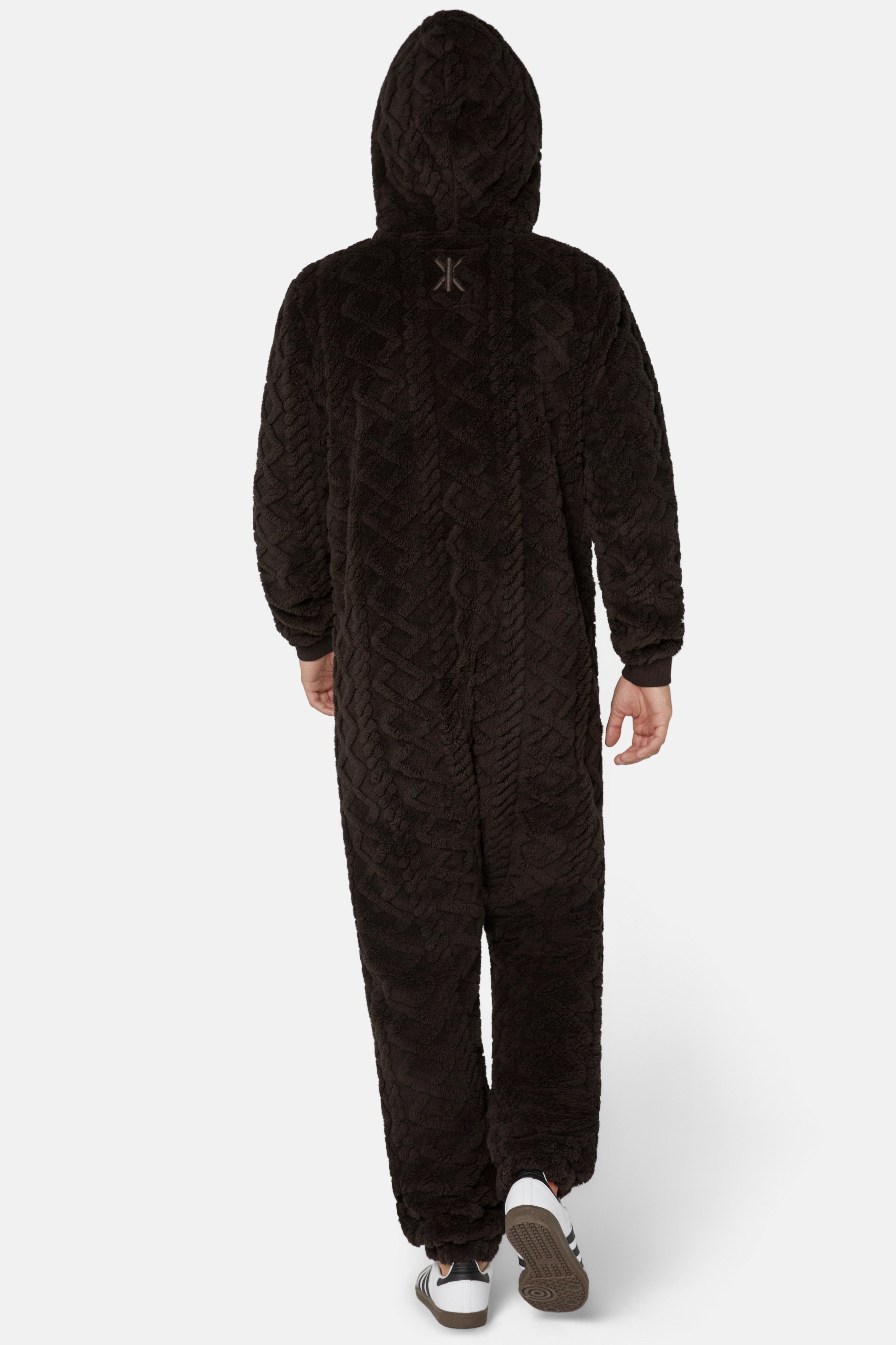 Puppy Cable Jumpsuit Dark Brown