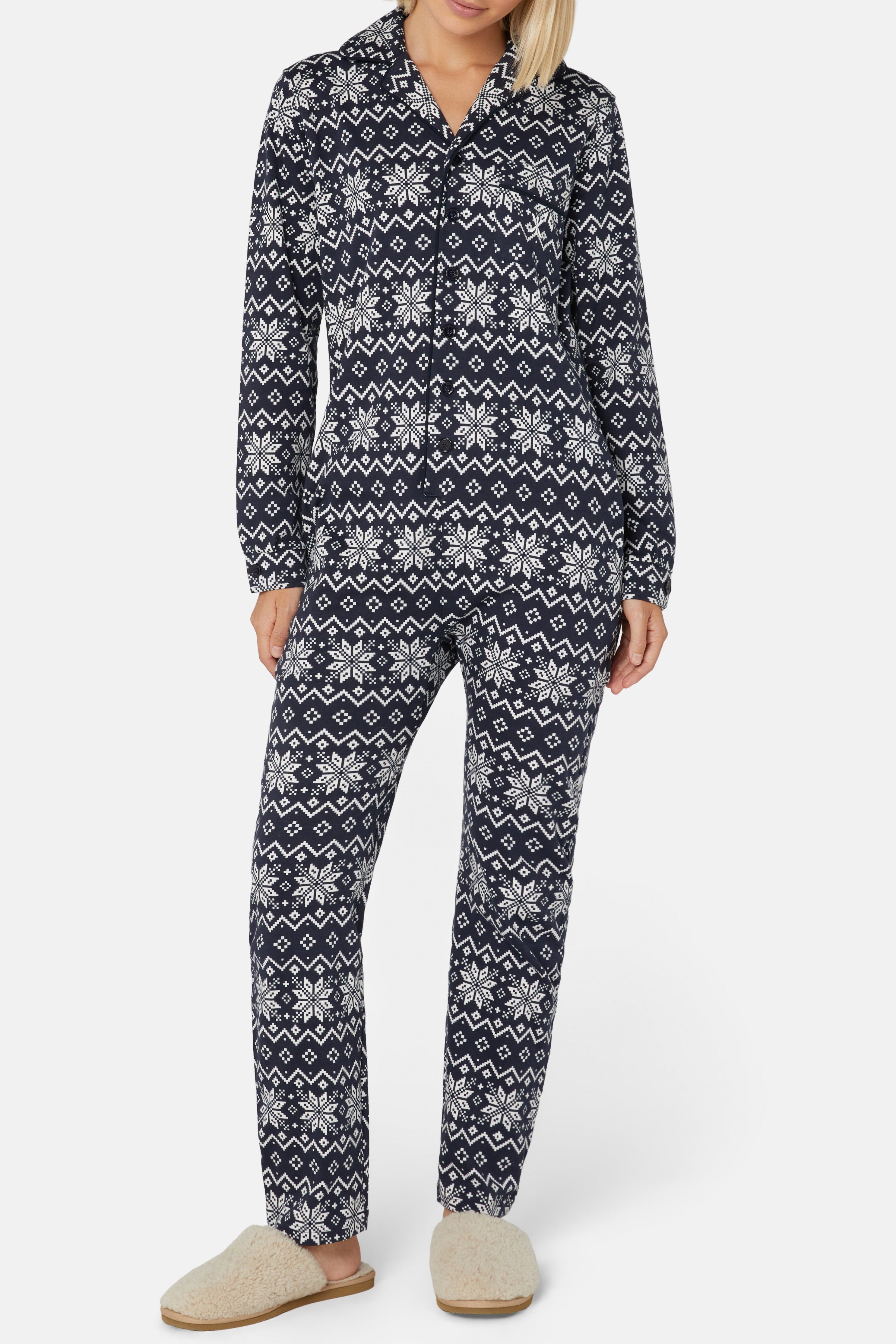 The Winter Pyjamas Set Navy Navy