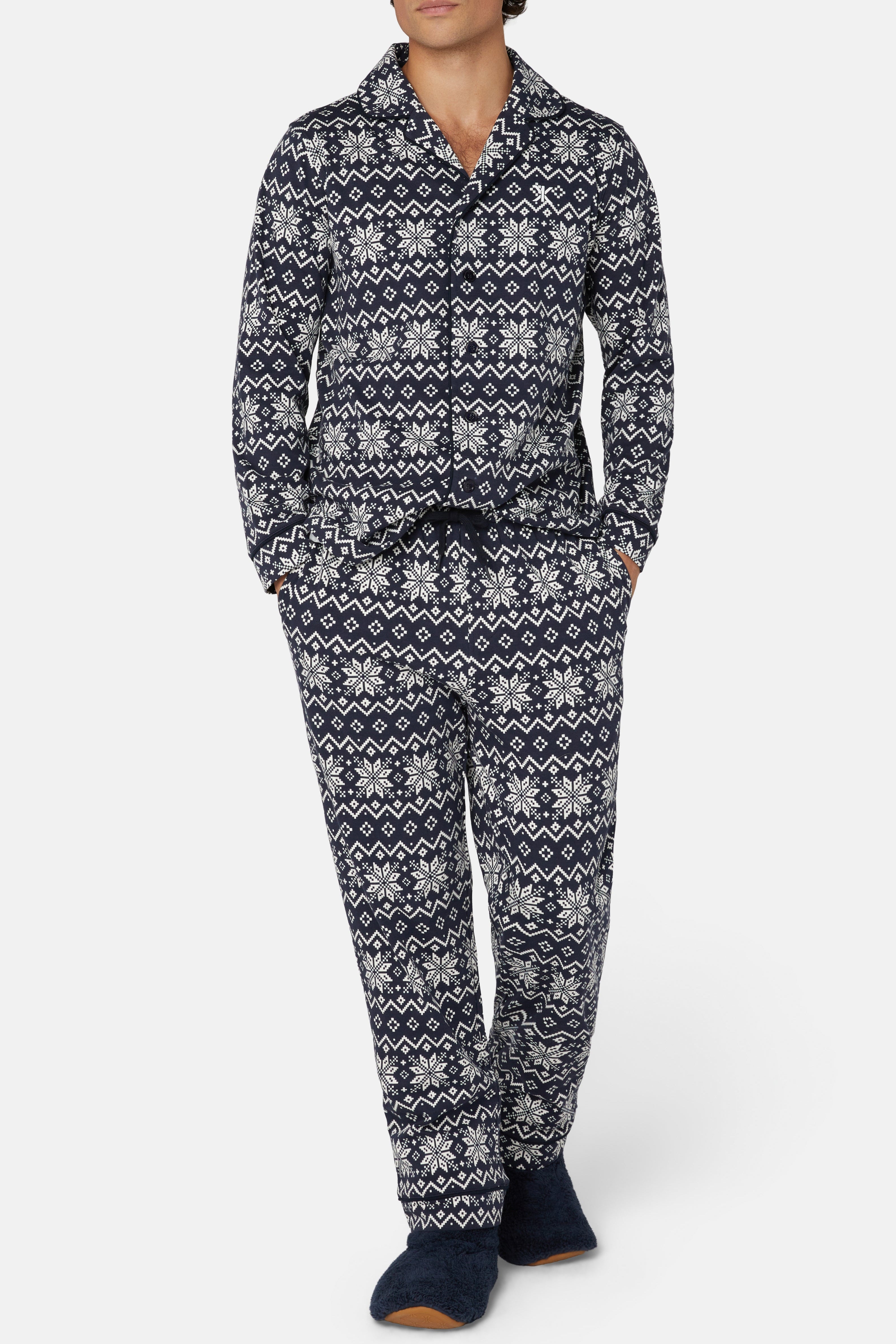 The Winter Pyjamas Set Navy Navy