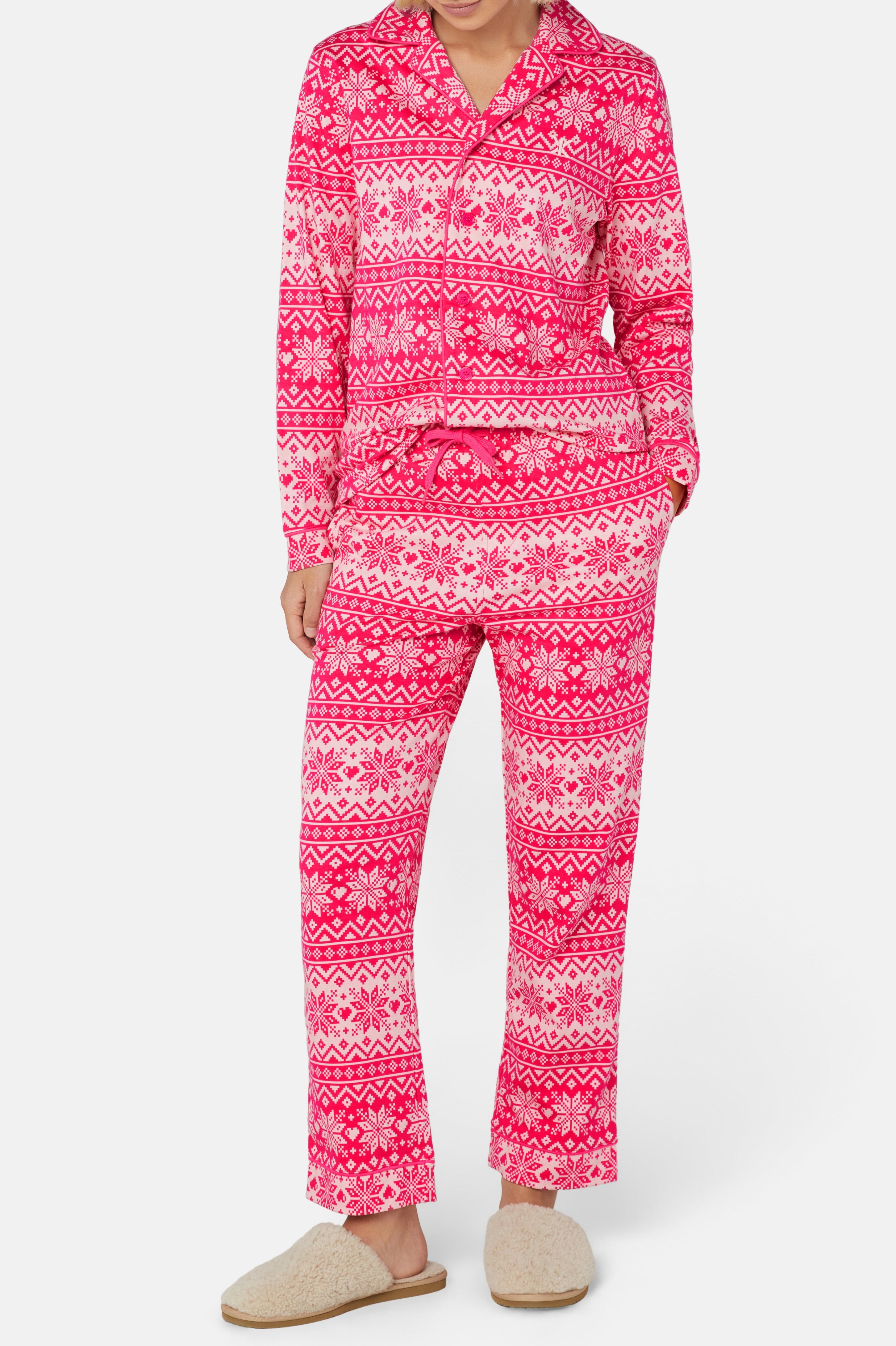 The Winter Pyjamas Set Pink Pink