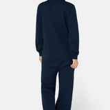 The Straight Leg Jogger Jumpsuit Navy