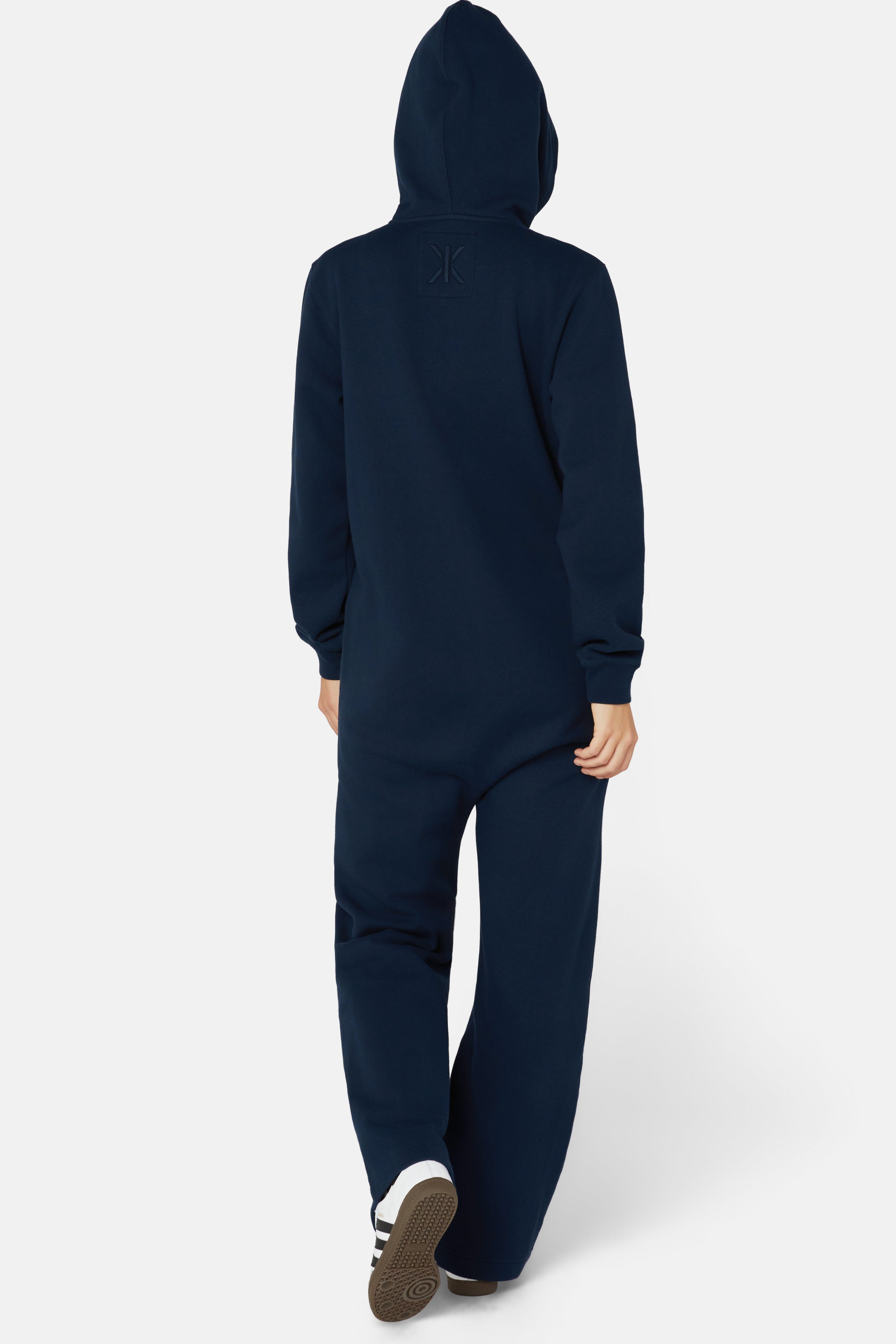 The Straight Leg Jogger Jumpsuit Navy