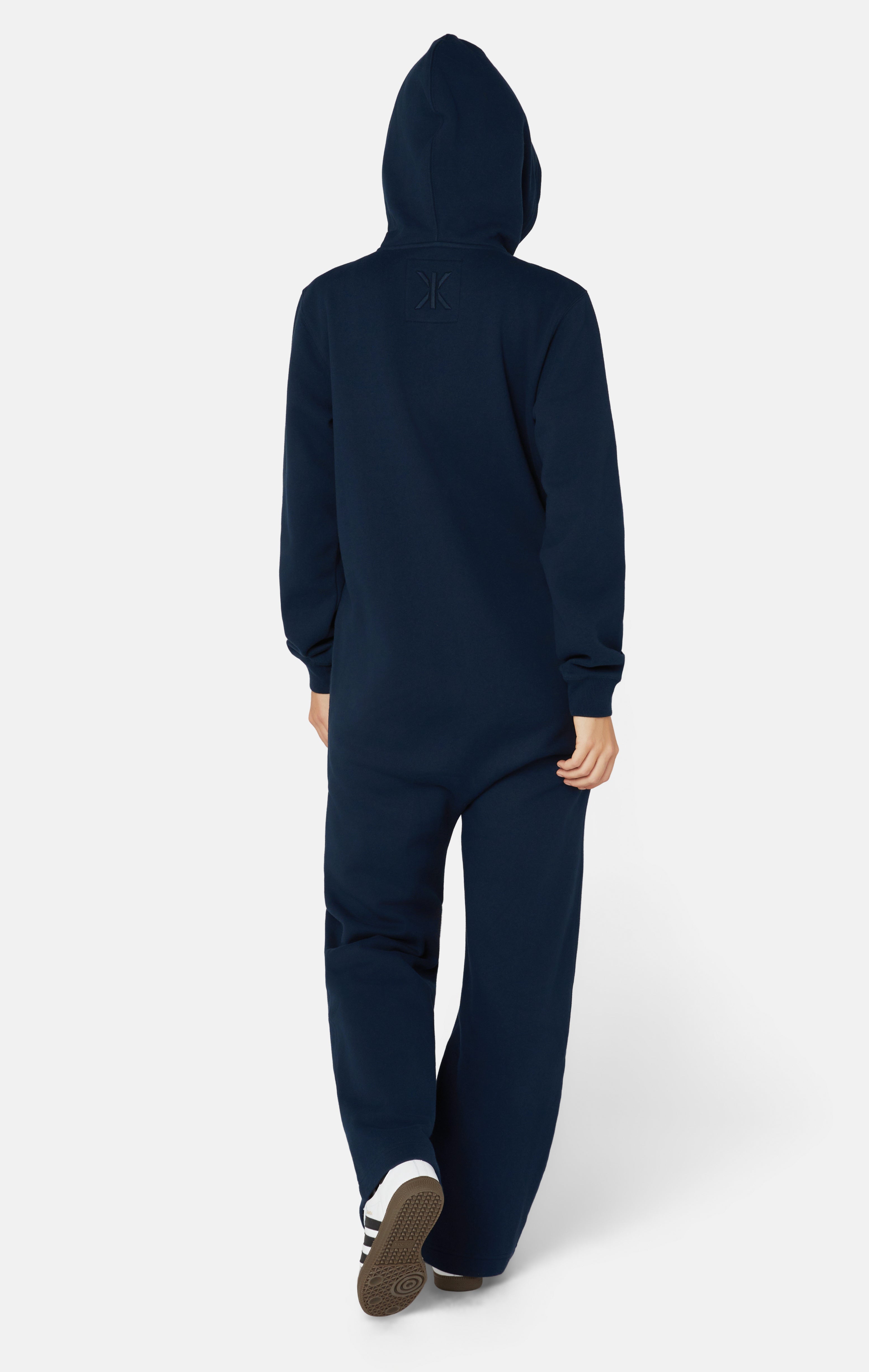 The Straight Leg Jogger Jumpsuit Navy