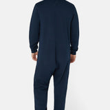The Straight Leg Jogger Jumpsuit Navy