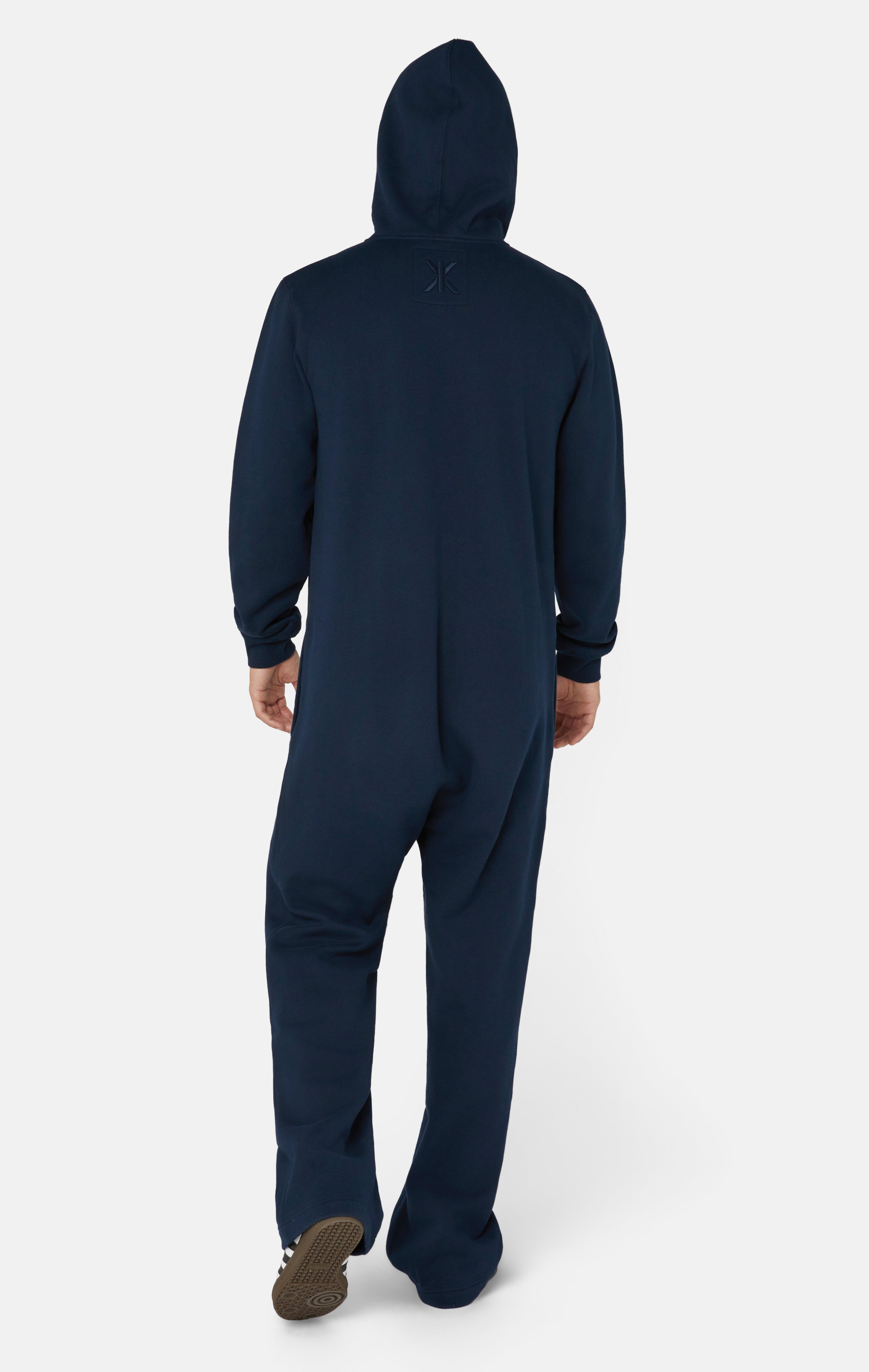 The Straight Leg Jogger Jumpsuit Navy