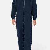 The Straight Leg Jogger Jumpsuit Navy