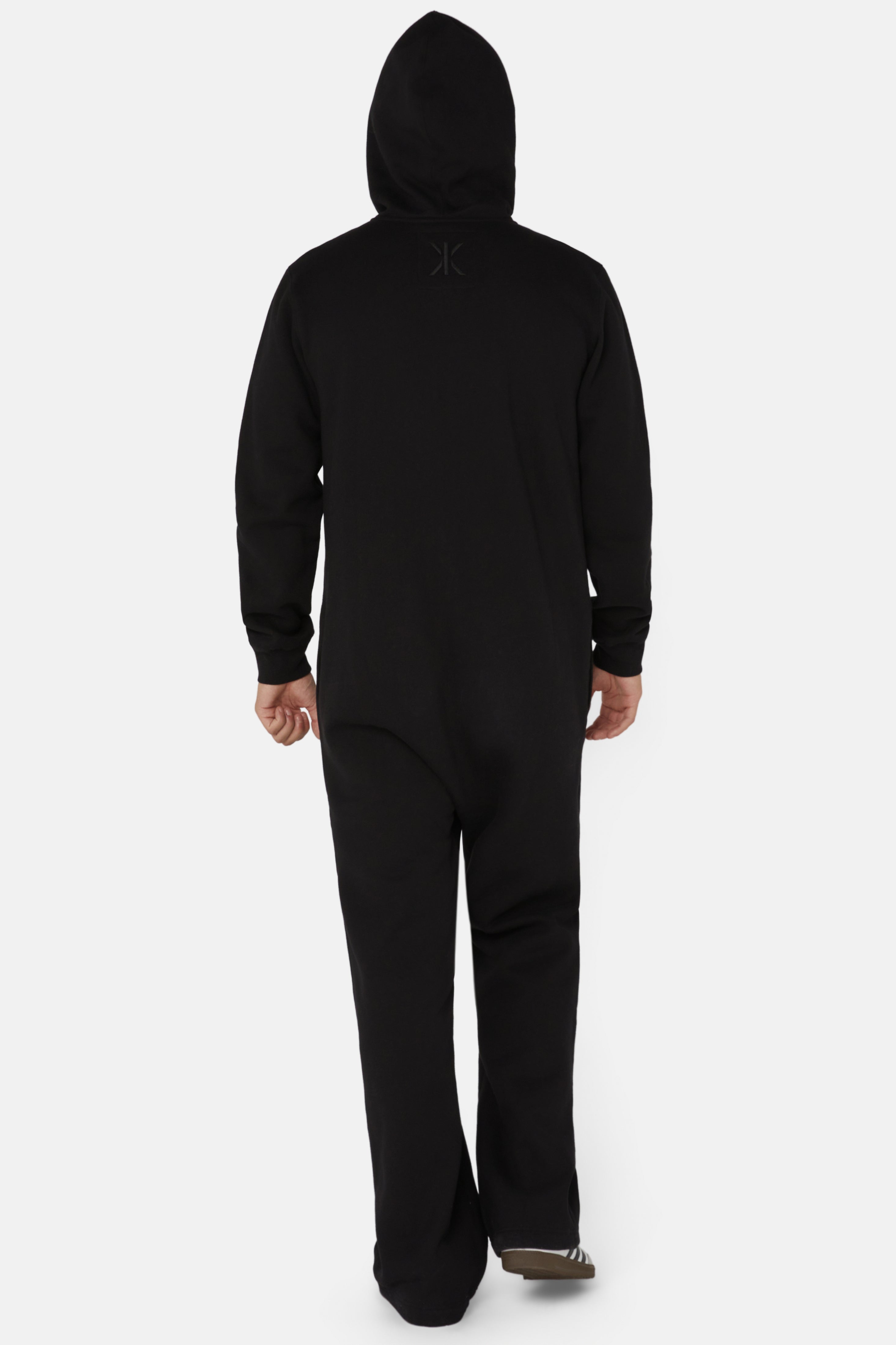 The Straight Leg Jogger Jumpsuit Black