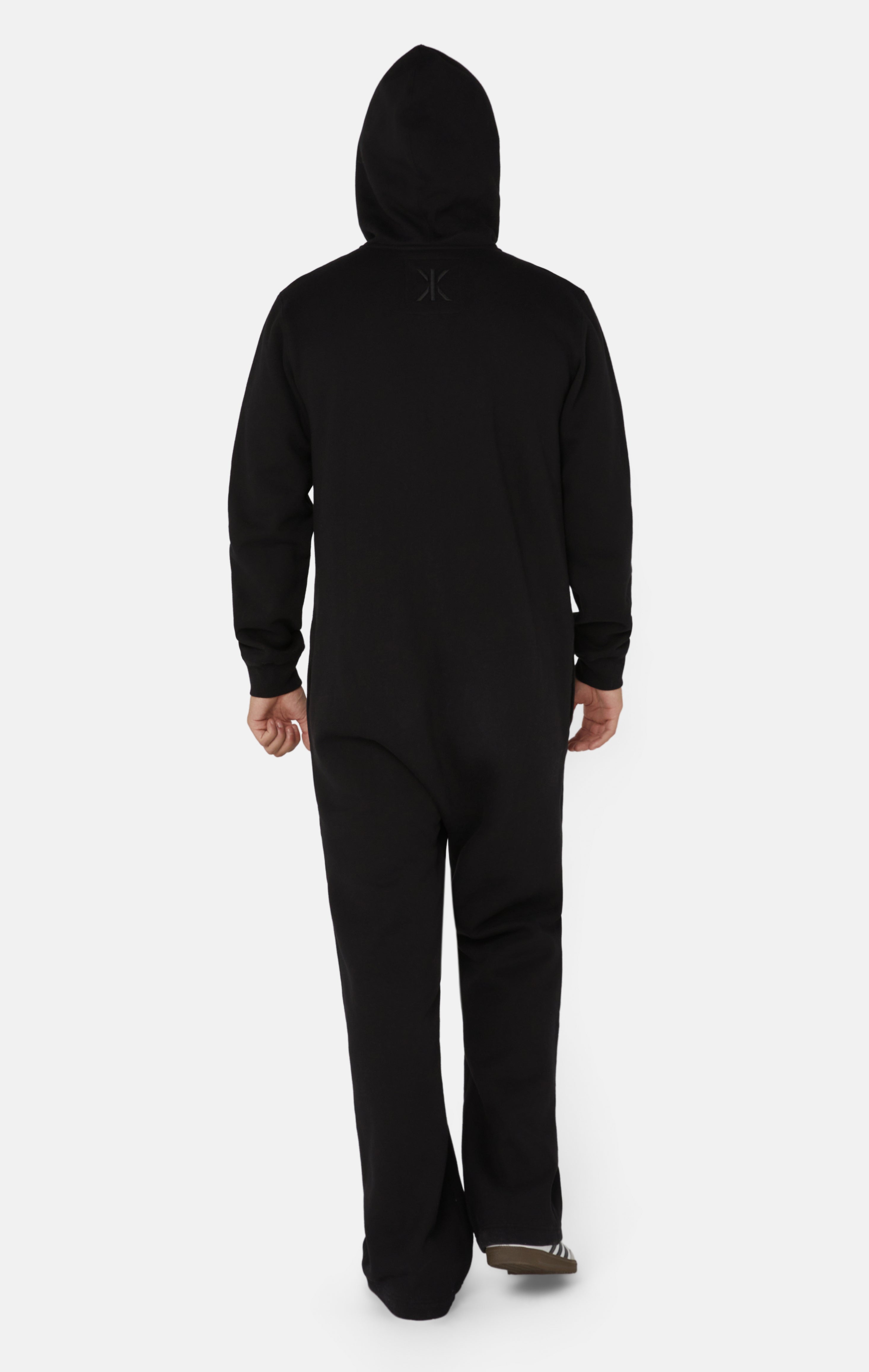 The Straight Leg Jogger Jumpsuit Black