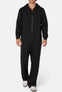 The Straight Leg Jogger Jumpsuit Black