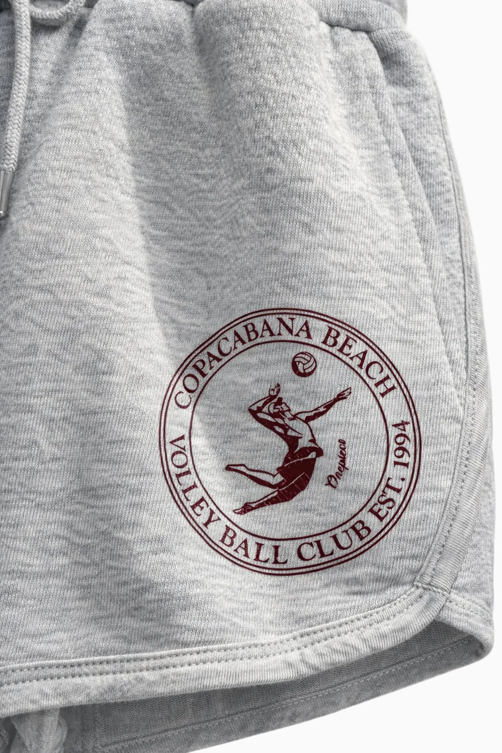Sporty Basic Short Female Jumpsuit Grey Melange