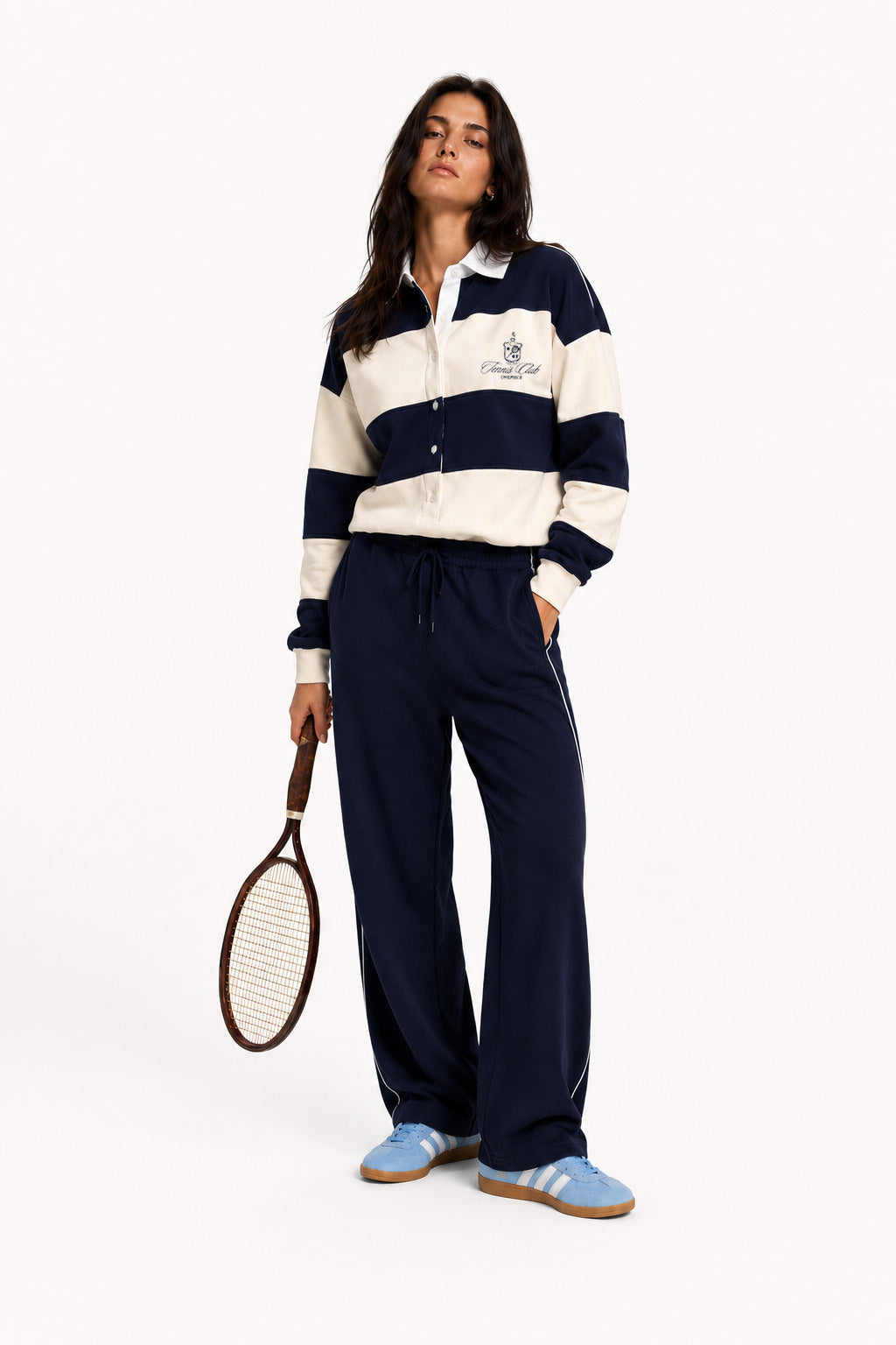90s Rugby Female Jumpsuit | Navy