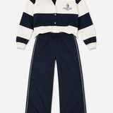90s Rugby Female Jumpsuit | Navy