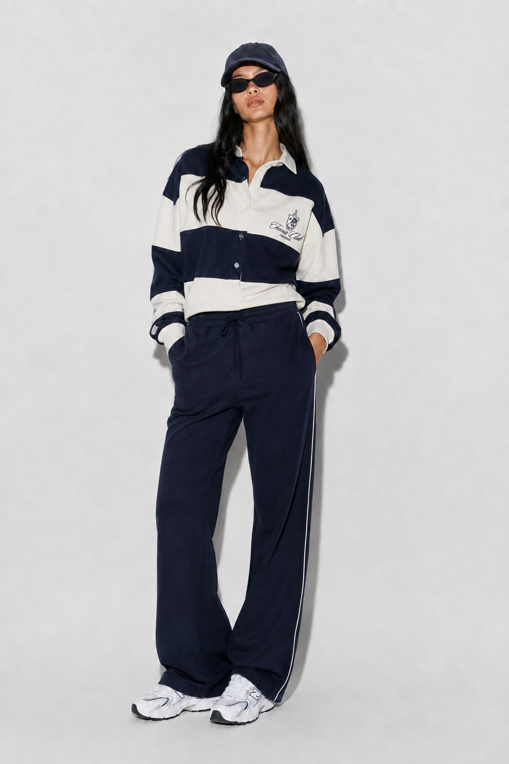 90s Rugby Female Jumpsuit | Navy