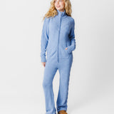Cable Lux Cashmere Jumpsuit | Light Blue