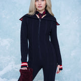 Apres Ski Fitted Jumpsuit | Navy