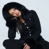 Chalet fitted Jumpsuit | Black