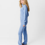 Cable Lux Cashmere Jumpsuit | Light Blue