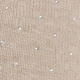 Cozy Crystal Wrap Jumpsuit | Beige Melange