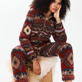 Earthy Fleece Jumpsuit | Multi