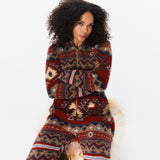 Earthy Fleece Jumpsuit | Multi