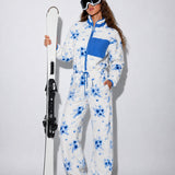 Snow Fleece Jumpsuit | White