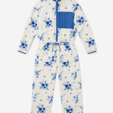 Snow Fleece Jumpsuit | White