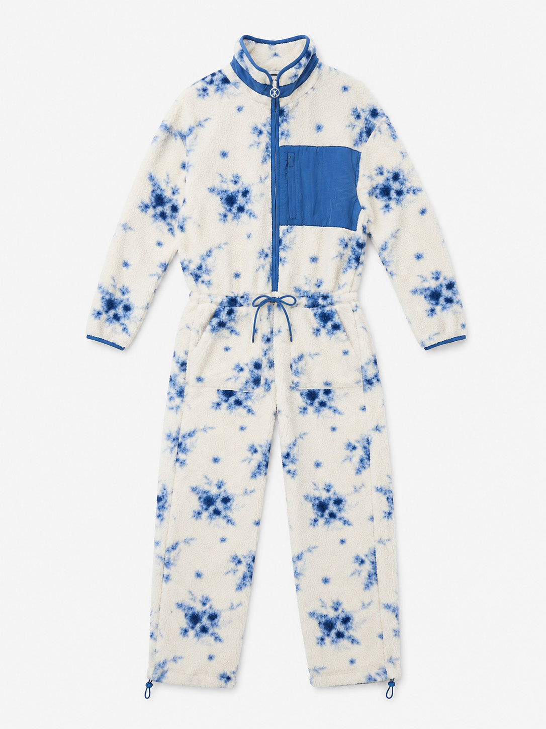 Snow Fleece Jumpsuit | White