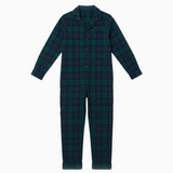 The Checked KIDS Pyjamas Jumpsuit front ghost image