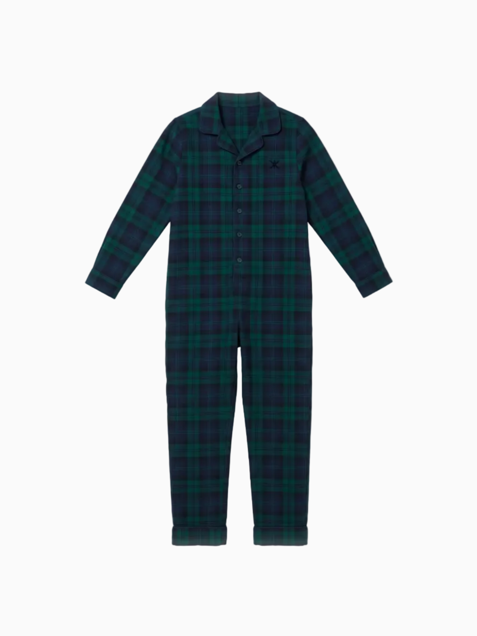 The Checked KIDS Pyjamas Jumpsuit front ghost image