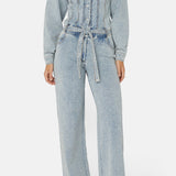 Denim Comfort Fitted Jumpsuit
