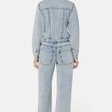 Denim Comfort Fitted Jumpsuit
