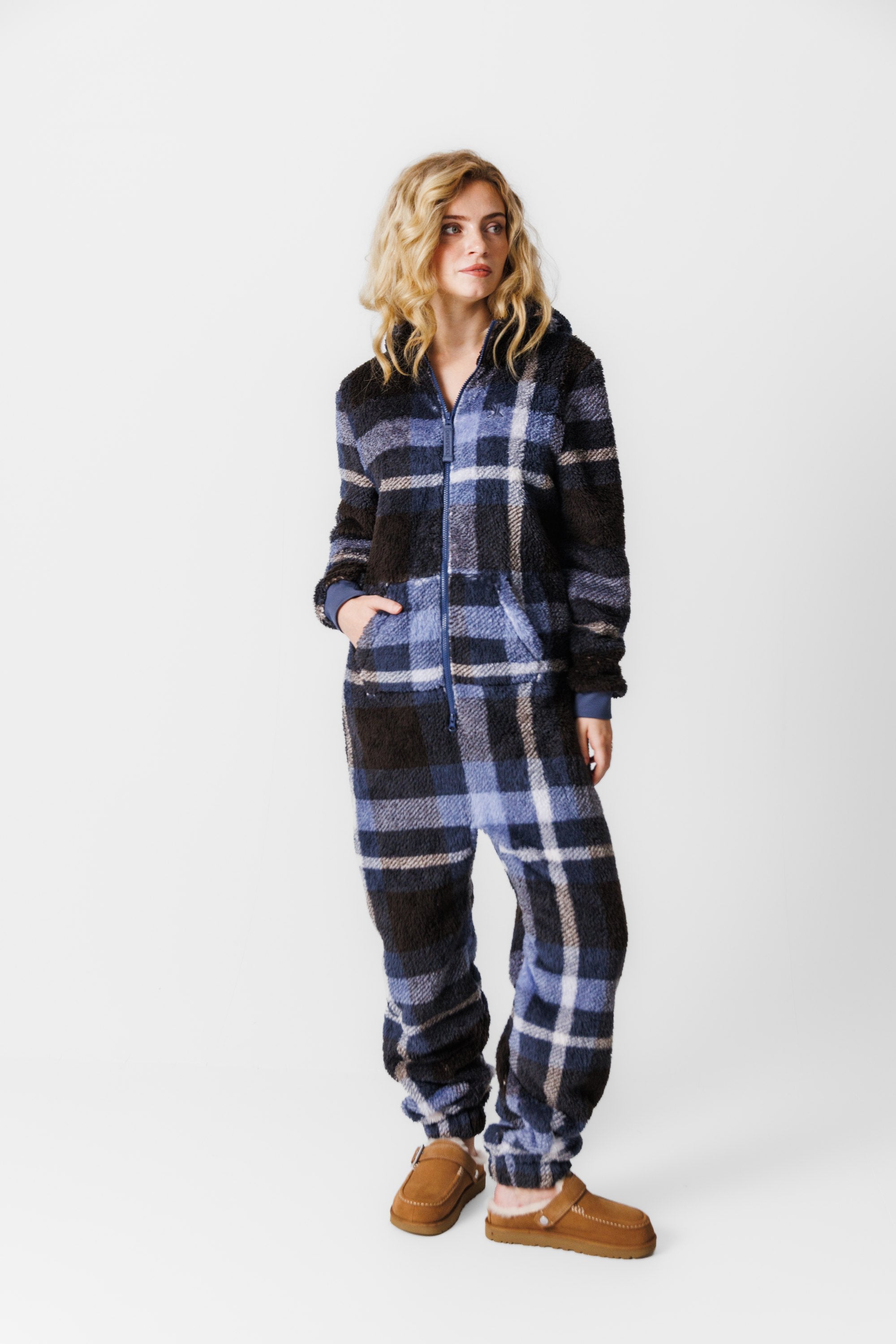 Puppy Jumpsuit 3.0 | Blue Check